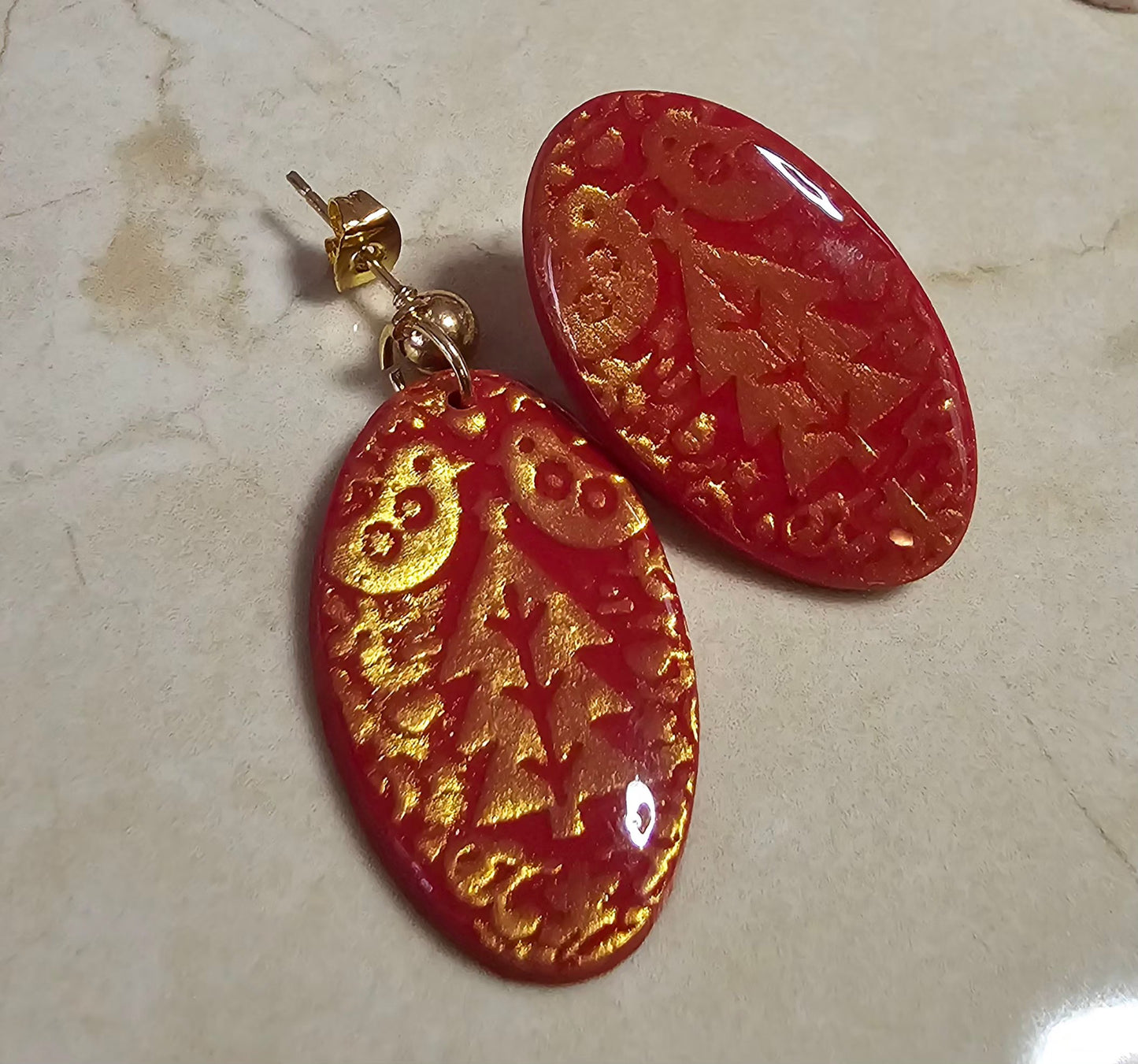 Christmas magic earrings