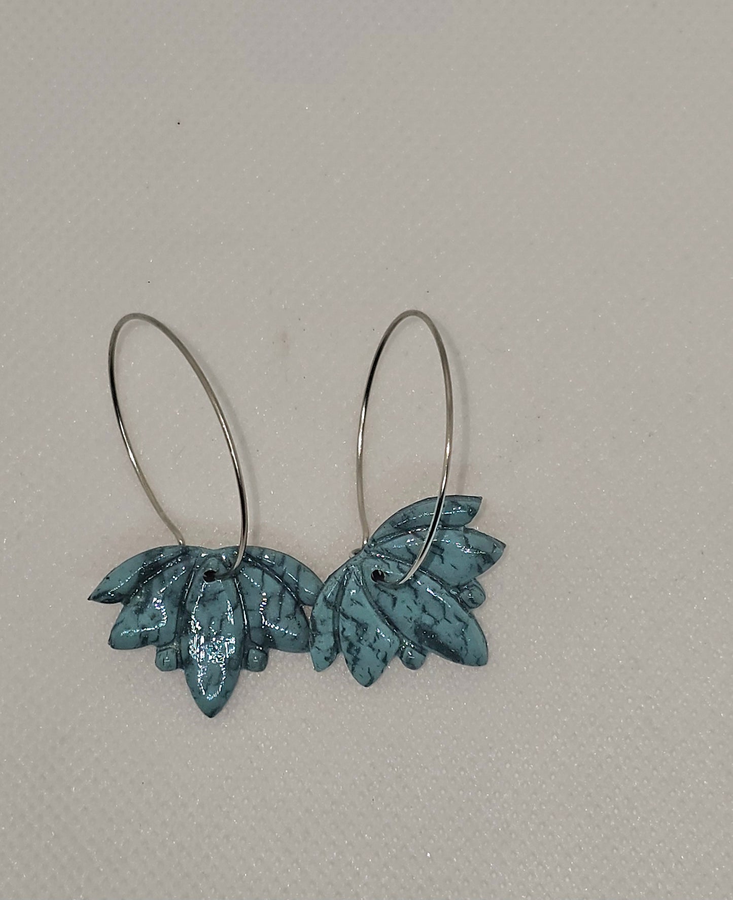 Silver hoops