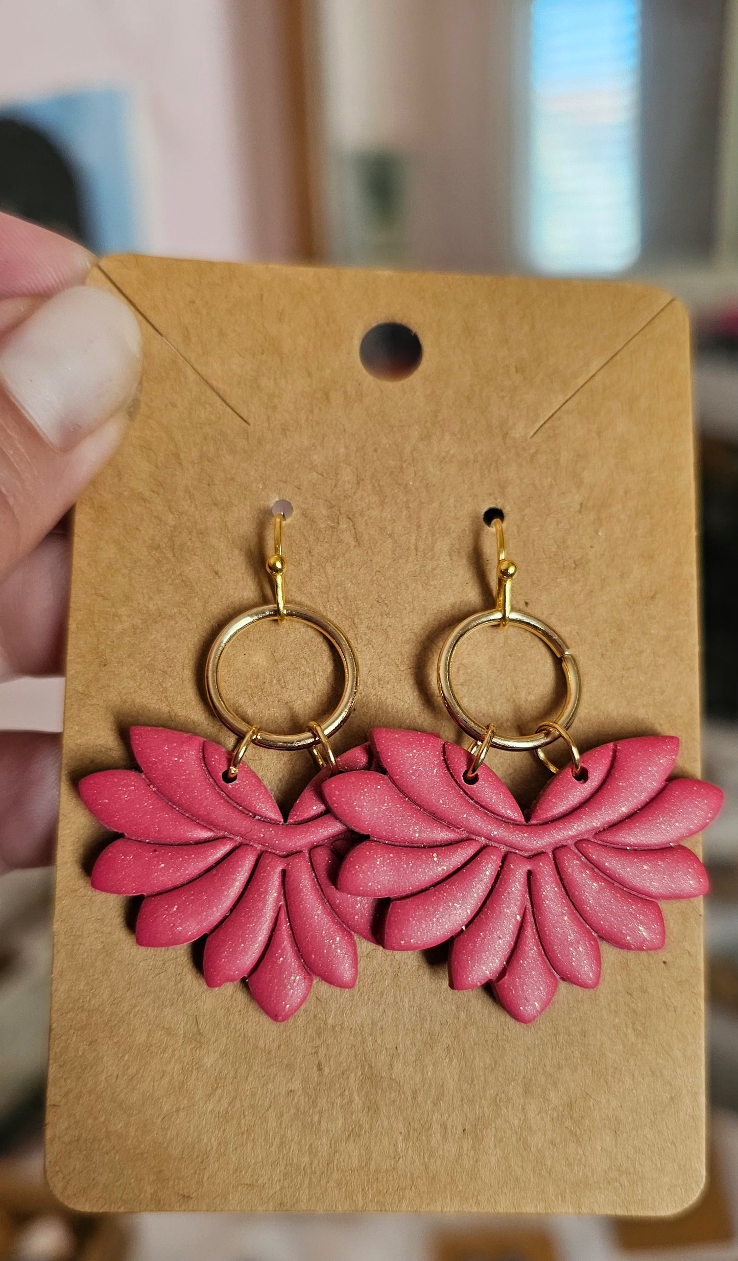 Polymer clay dangle